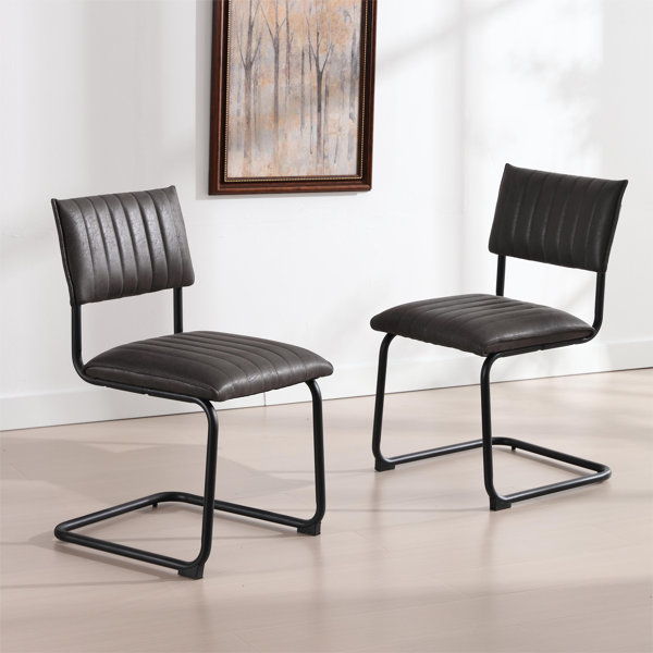 17 Stories Sutersville Tufted Solid Back Side Chair Wayfair